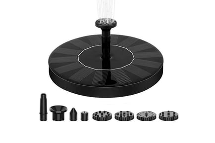 Garden Ornament Solar Fountain in 2 Sizes