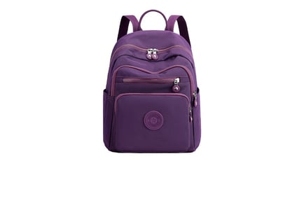 Women's Small Nylon Backpack - 6 Colours