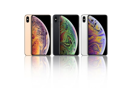 Refurbished Apple iPhone XS Max 64GB or 256GB - 3 Colours