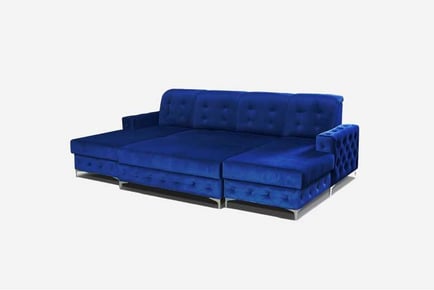 Verso Plush velvet Mini/Large Sofa Bed