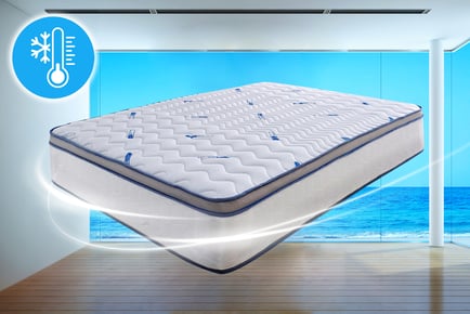 Blue-Cool Max Luxury Quilted Pillow Top Mattress - 5 Sizes