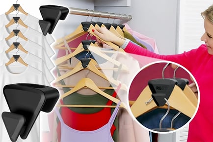 Triple Closet Space Ultra- Premium Hanger Hooks - 36 or 72 Pieces!