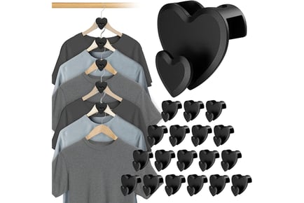 Triple Closet Space Ultra- Premium Hanger Hooks - 36 or 72 Pieces!