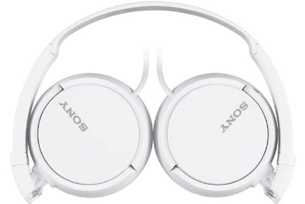 Sony Headphones MDR-ZX110WH RENEWED