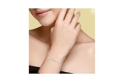 Solitaire Bracelet & Earrings Silver