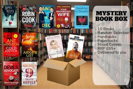 50% off Mystery Book Box