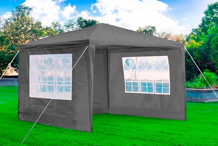 3m x 3m Waterproof Garden Gazebo Tent in 2 Colours