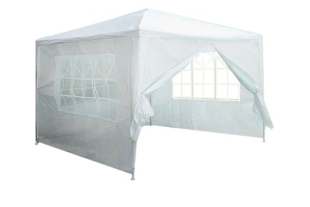 3x3m Garden Waterproof Gazebo - Grey or White!