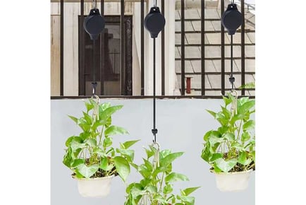 2Pcs Retractable Plant Hanging Hooks