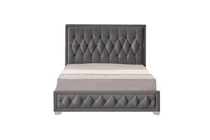 Gas Lift Bed with Headboard & Optional Mattress - 2 Sizes