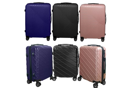 3-Piece Hard Shell Suitcase Set - 2 Designs & 3 Colours