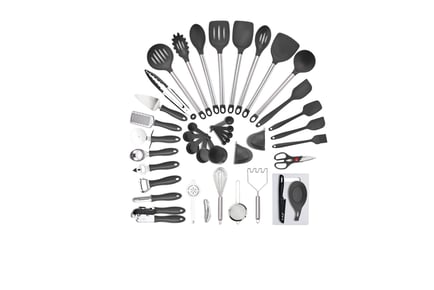 42-Piece Kitchen Essentials & Utensils Set