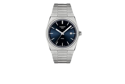 Tissot PRX Stainless Steel Men's Watch- Blue and Silver