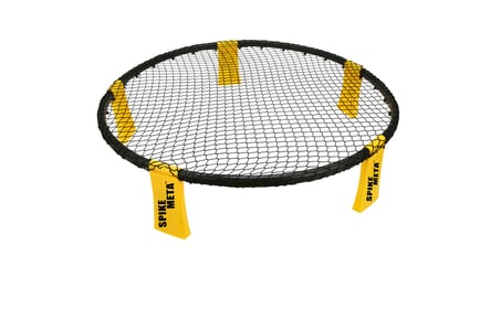 Spikeball Inspired Outdoor Family Game Set with Carrybag, Net and Pump