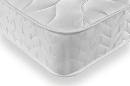 Spring Memory Foam White Flame Deep Quilted Mattress