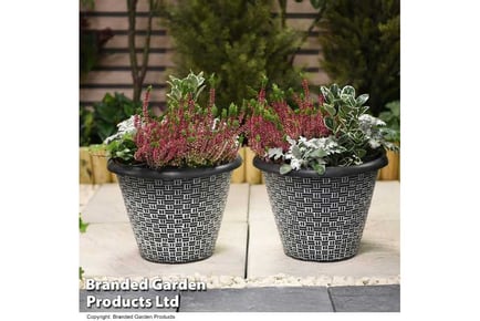 Weave Effect Planters