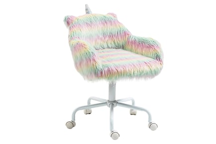Adjustable Swivel Office Armchair - Unicorn or Bear Design!