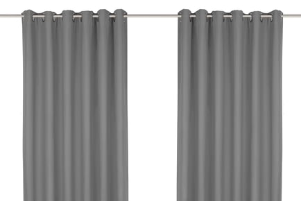 Thermal Blackout Curtains - Navy, Teal Dark Grey or Silver!