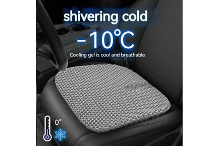 Cooling Gel Honeycomb Car Seat Cushion