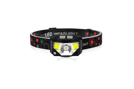 High Intensity Rechargable Waterproof LED Headlamp for Runners