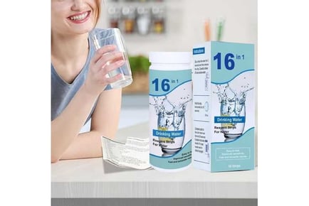 Ultimate 16-in-1 Drinking Water Test Strips - 50 Pack