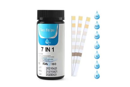 50Pcs 7-in-1 Pool and Spa Test Strips