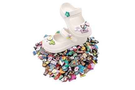 100Pcs Random Clogs Shoes Charms