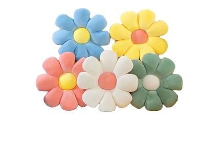 Flower-Shaped Decoration Pillow in 5 Colours