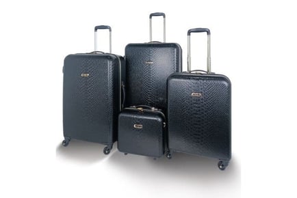 Black Dune London Tonbridge Suitcase set- 4 Pieces!