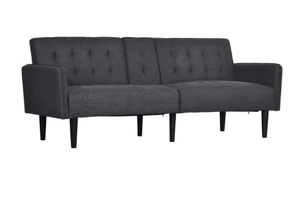 3-Seater Modern Click Clack Foldable Sofa Bed!