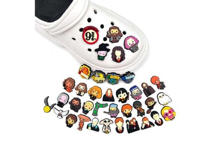 37Pcs Potter Inspired Clogs Shoe Charms