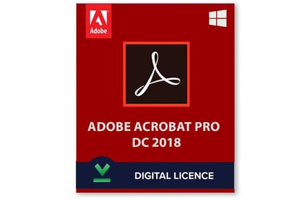 Adobe Acrobat Professional 2018 for 1 Windows/MAC