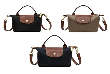 Women's Mini Longchamp Inspired Shoulder Bag in 3 Colours