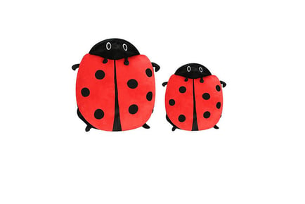 Ladybug Wearable Plush Pillow for Kids & Adults - 2 Sizes