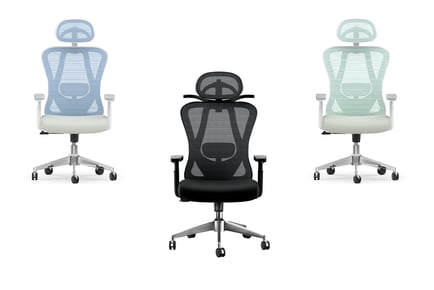 Ergonomic Adjustable Desk Chair - 3 Colours