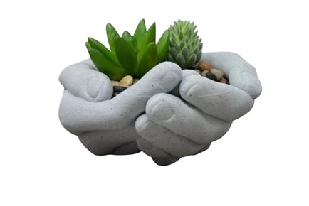 Resin Hands Planter Pot in 3 Sizes