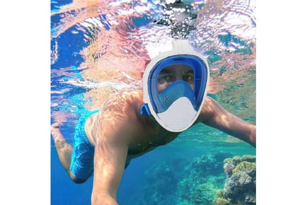 Full Face Snorkel Mask with Camera Mount