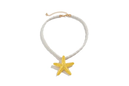 Oversized Starfish or Snail Detail Jewellery Set - 2 Colours