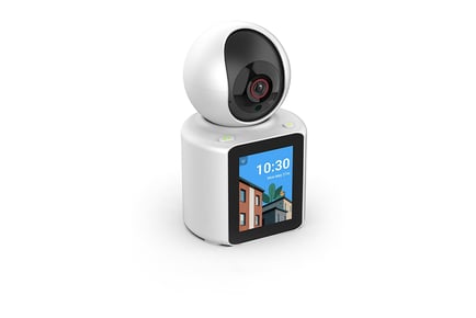 Wireless Two-Way Smart Camera with Rotating Lens