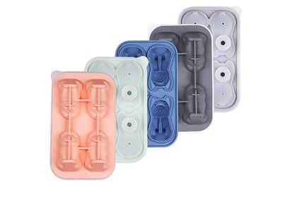 French Bulldog Silicone Ice Cube Mold Tray with Lid - 5 Styles