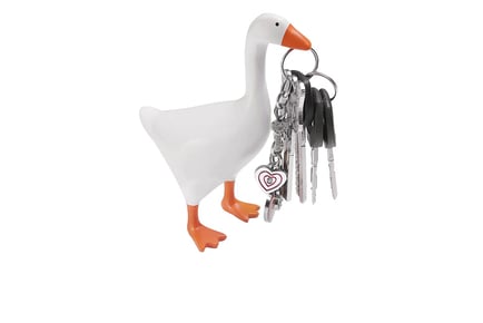 Quirky Magnetic Resin Goose Key Holder and Decor!
