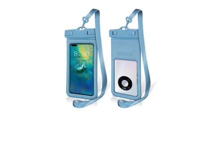 2-pack Waterproof Phone Case with Lanyard