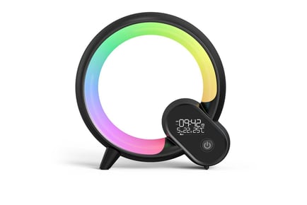 Smart Q Shaped Sunrise Alarm Clock - 2 Colours and Sizes