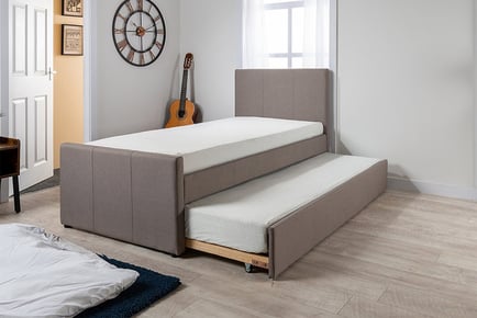 Space Saving Guest Bed with Trundle - Mattress Options