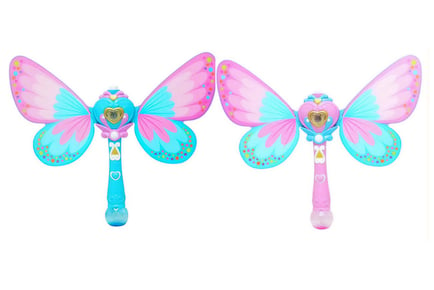 Kids' Butterfly Magic Bubble Wand - 2 Colours