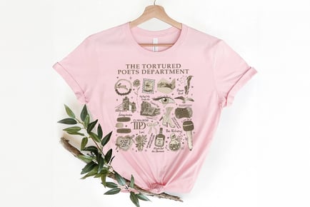 Taylor Swift Inspired Tortured Poets Department T-shirt - 3 Styles