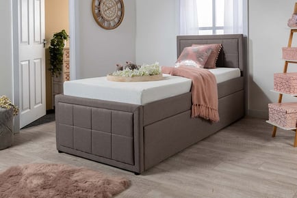 Space Saving Guest Bed with Trundle - Mattress Option!