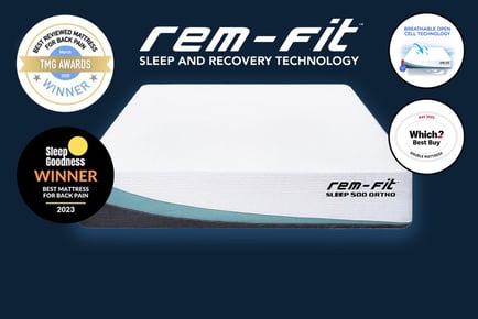 REM-Fit 500 Ortho Hybrid Mattress - 6 Size Options