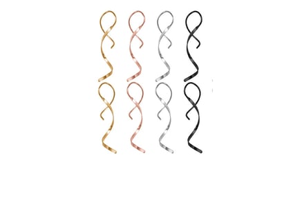 Twisted Stud Earrings with Tassel Fine Needle - 4 Colours