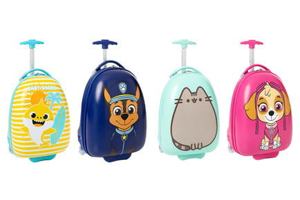 Kids' Character Suitcase - Paw Patrol, Baby Shark or Pusheen the Cat